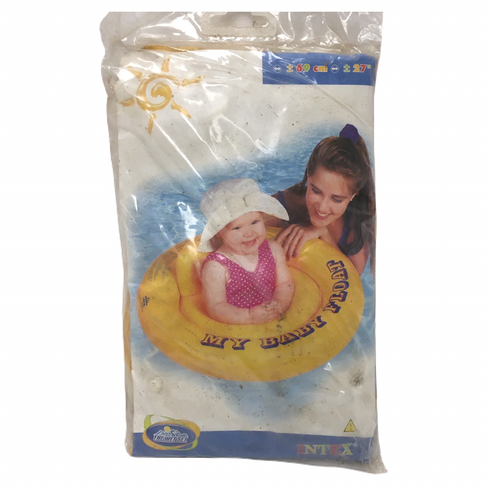 Intex 27” Baby Float - My First Float - Water Flotation Device, Up To 25 Lbs.