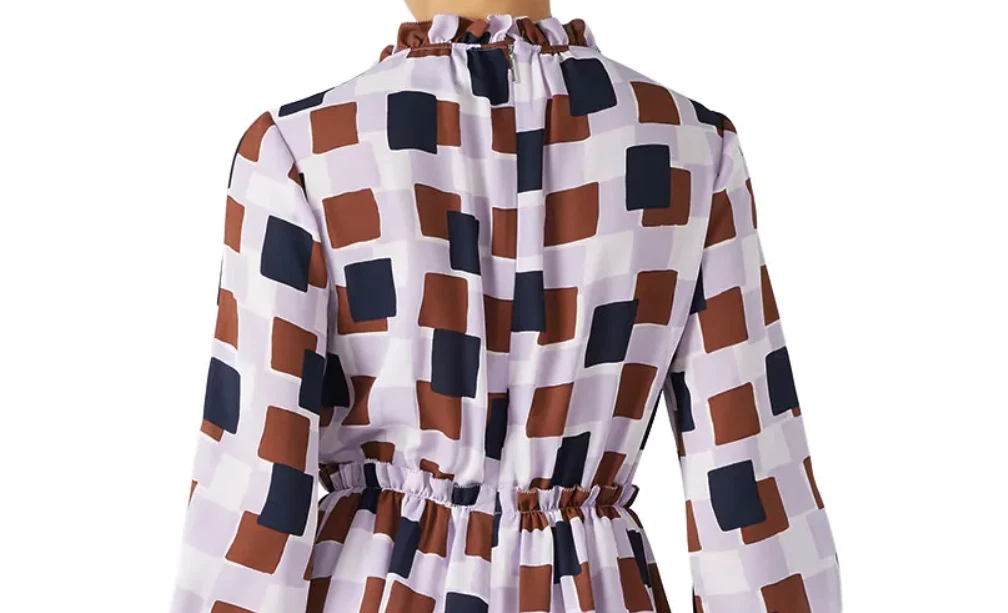 Mini abito Kate Spade Geo Squares multicolore taglia 4