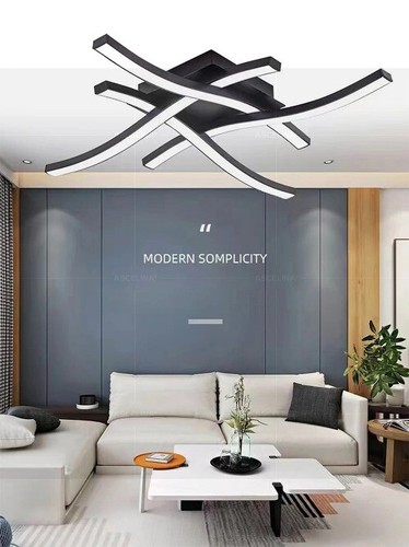 Modern LED Ceiling Light Wave Lamp Room Corridor Aisle Home Decoration Lustre - Bild 16 von 26