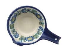 Figgjo Flameware Norway Tor Viking Small Skillet Frying Pan Vintage Blue