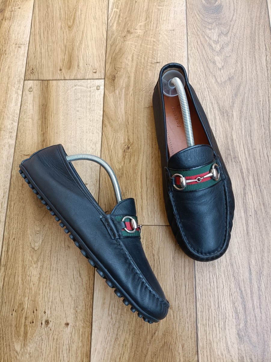 GUCCI Suede driver with Web ビット ローファー9 GUCCI WEB DRIVER LOAFERS SIZE 42 EU, 9 US, 8.5 UK | eBay
