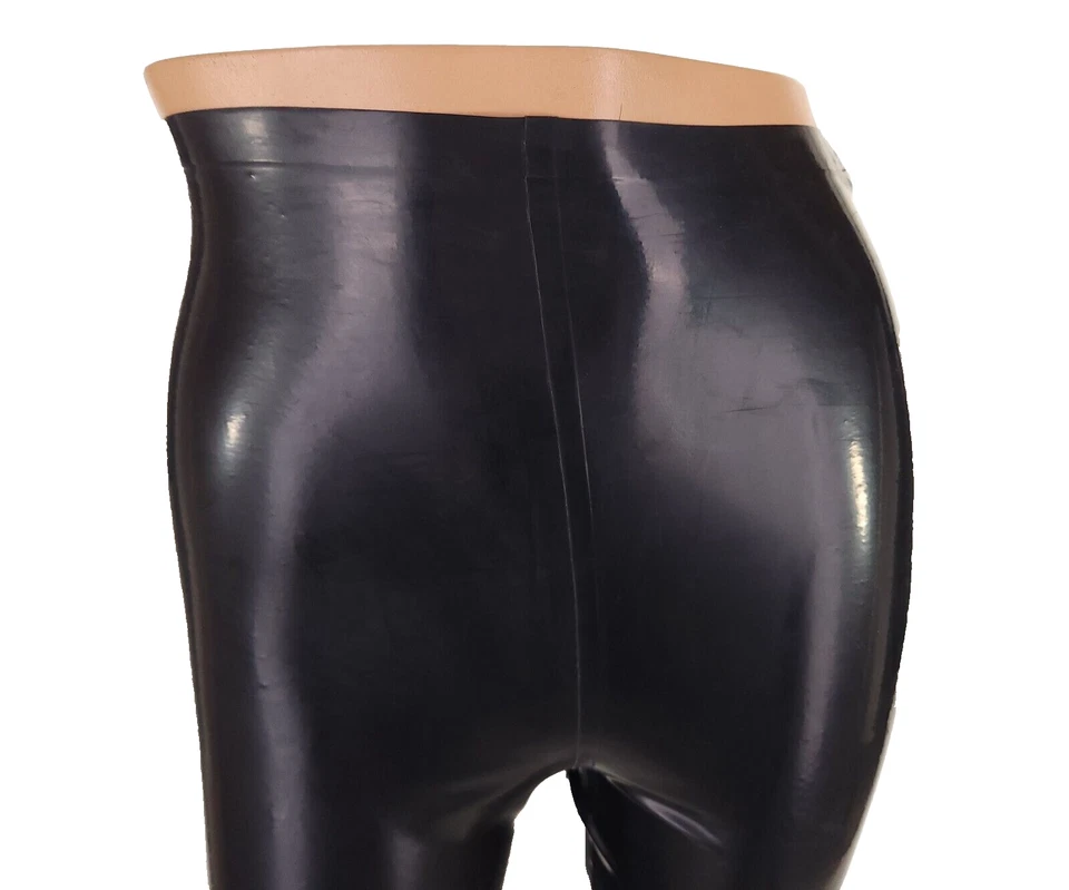 Leggings de látex Saint Laurent tamanho F36 EUA 4 pretas - Imagem 3 de 4