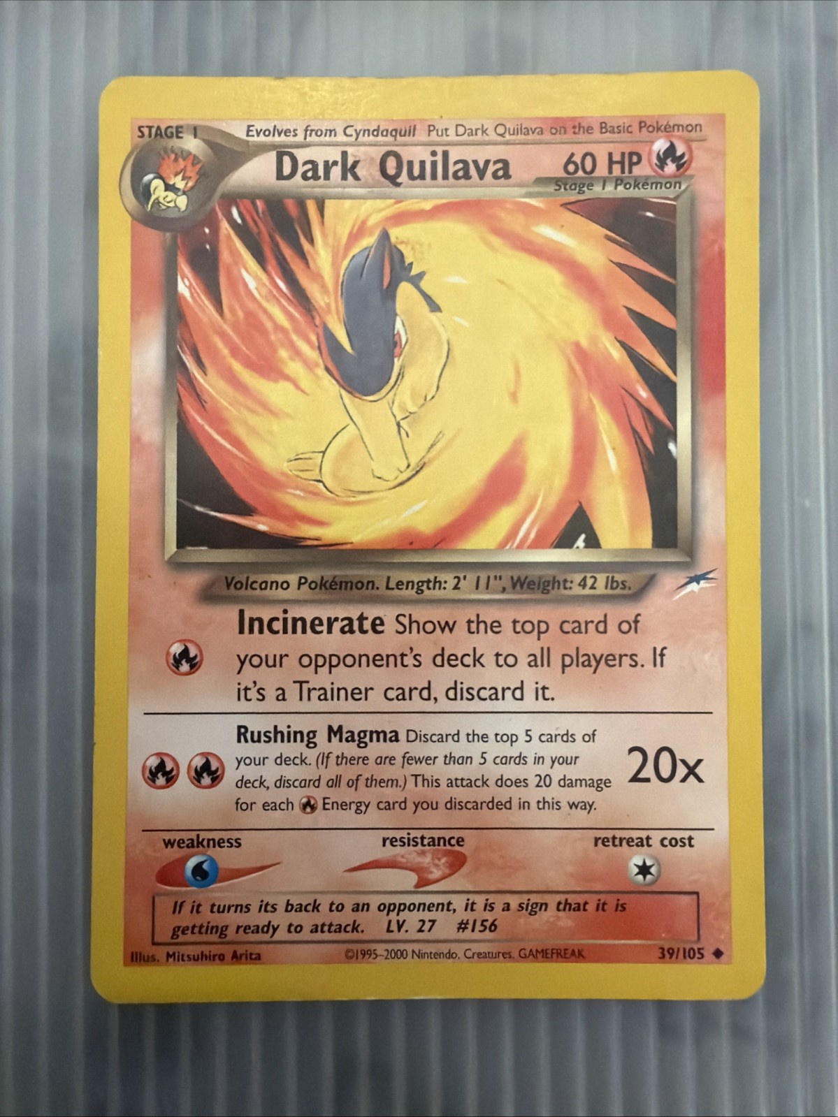 Dark Quilava 39/105 Neo Destiny Regular
