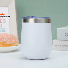 360 ml 12 Unzen Thermoisolierte Edelstahl Becher Doppelwandige Wasserflasche Po