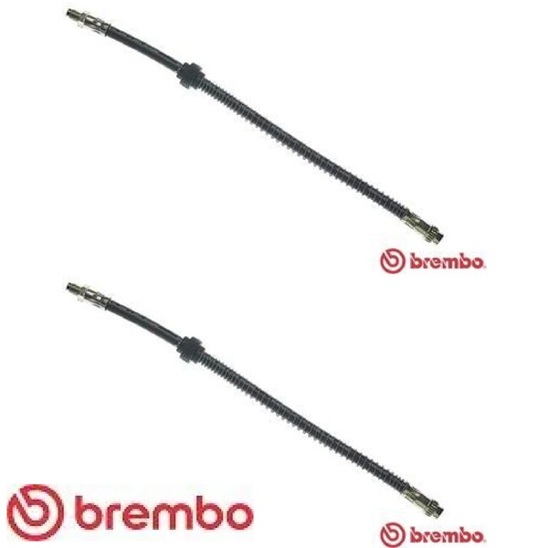 2X Bremsschlauch Brembo T61071 2 BremsschläUche Rechts Links Vorderachse-image