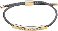 God Is In Control Inspirational Bracelets for Women,Christian Faith Bracelets Ha