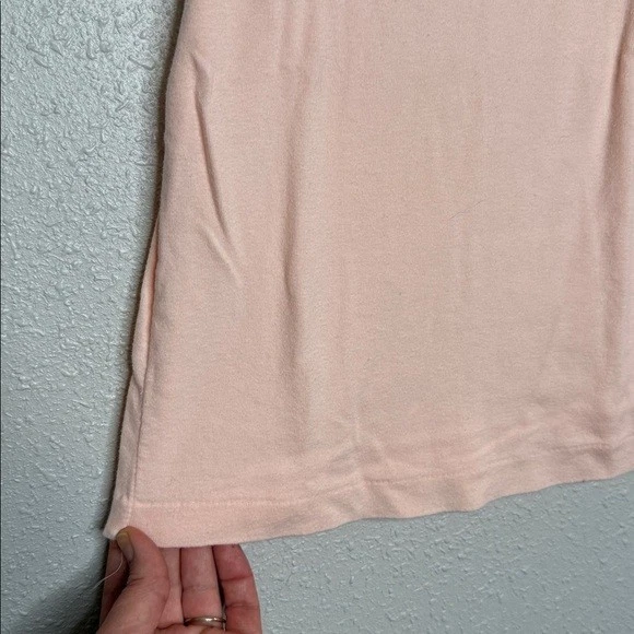 Camiseta sin mangas Erika Taylor vintage de encaje de algodón rosa talla mediana Foto 4 de 4