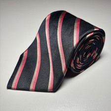 Brooks Brothers Silk Vintage Repp Tie Diagonal Stripe Makers Formal USA Made