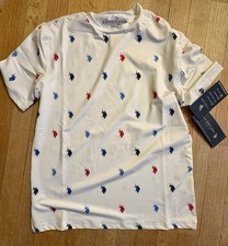 Ralph Lauren Big Boys Swim Rash guard Short Sleeve SPF 50 Sz 18 New With Tags