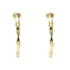 Diagram Hoop Earrings (Nickel-Free)
