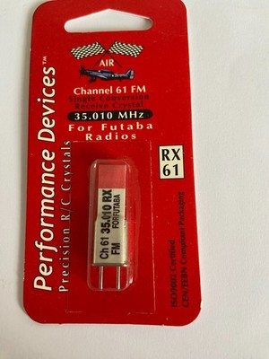 LEISTUNGSGERÄTE KANAL 61FM 35,010MHz PDV800-1061 CRYSTAL FÜR FUTABA RADIO