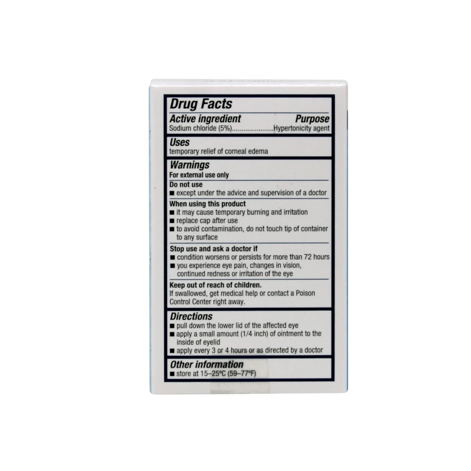 Bausch + Lomb Muro 128 5% Sodium Chloride Hypertonicity Opthalmic Solution Twin