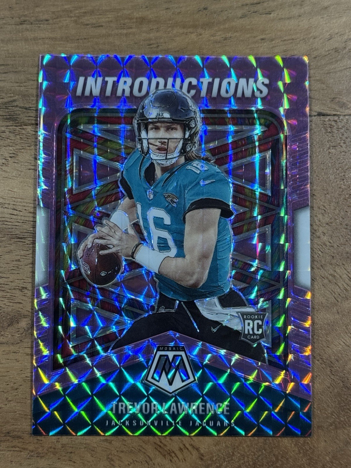 2021 mosaic trevor lawrence introductions Purple /49