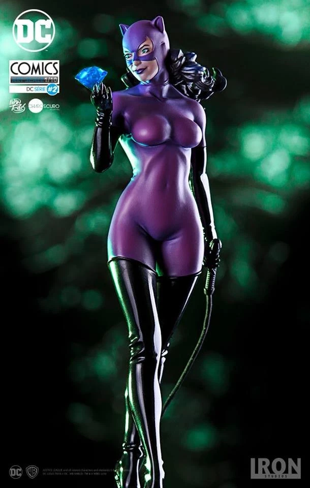 Iron Studios Catwoman Estatua Ivan Reis Batman Figura 1:10 Raro Edición Limitada Foto 2 de 4
