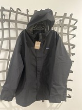 New Patagonia Men s Jackson Glacier Rain Jacket Tidepeal Black XL NWT 249
