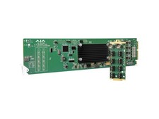 AJA OG-12G-AMA-R0 SDI Analog Audio Embedder Disembedder 8-Channel 4K