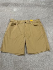 Carhartt Shorts Mens 38 Tan Force Relaxed Fit Chino Stretch 9" Bs6280