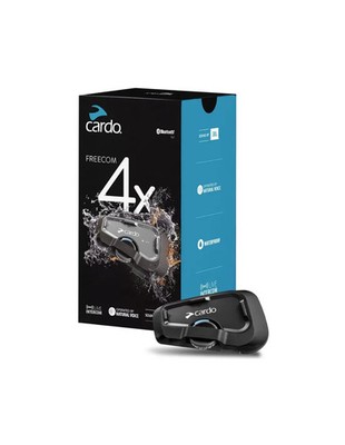 DE Cardo Freecom 4X Einzel-Motorrad-Gegensprechanlage Schnelle Lieferung