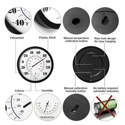 Hanging Digital Weather Hygrometer Home Garden