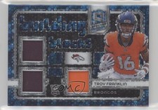 2024 Panini Spectra Building Blocks Neon Blue Prizm 22/60 Troy Franklin 16wc
