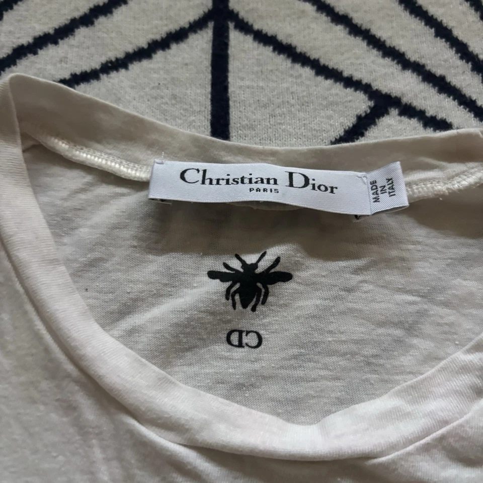 Футболка Christian Dior F/W 2019 Runway Sisterhood Is Global феминистская льняная смесь - Изображение 2 из 4
