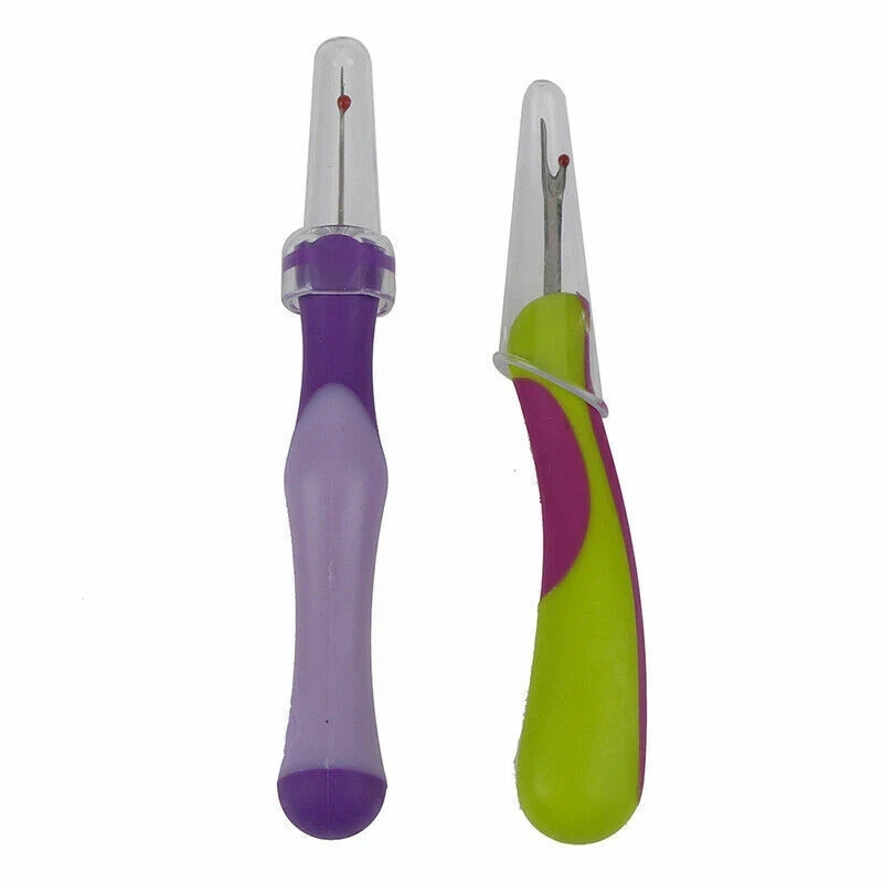 MARKENLOS 2stk Set Großer Nahttrenner Auftrenner Nahtauftrenner Nähen, ergonomisch geformt