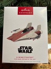 2025 HALLMARK - A-WING FIGHTER - STAR WARS RETURN OF THE JEDI  KEEPSAKE ORNAMENT