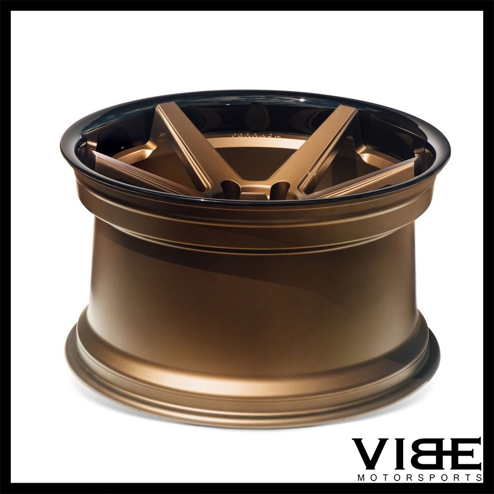 20" FERRADA FR3 BRONZE CONCAVE WHEELS RIMS FITS AUDI R8