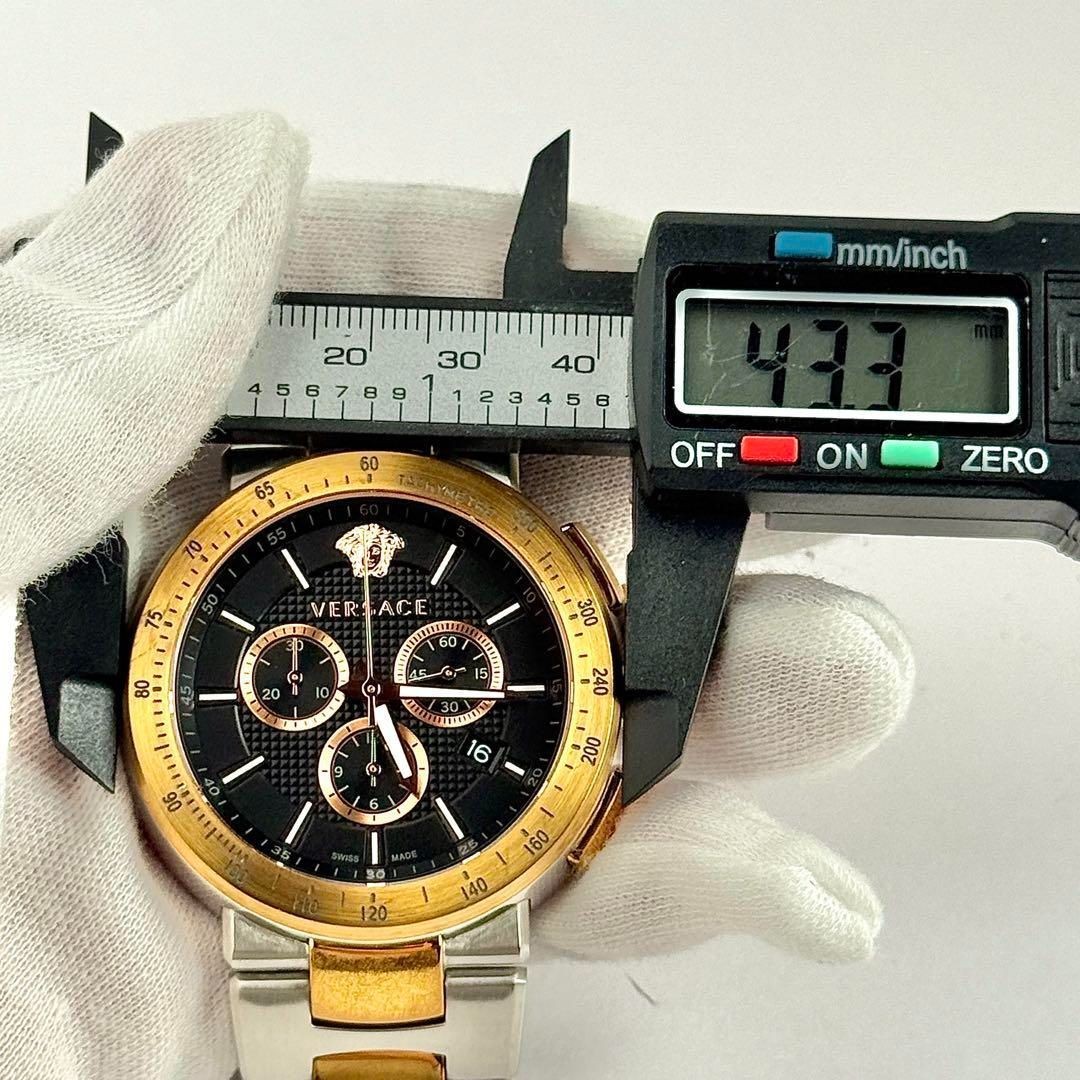 Versace Medusa Mystique Sport Chronograph Men's Watch New Battery 734 From Japan thumbnail 15
