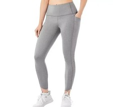 Member's Mark Sz M Heather Gray Women's Everyday Perforated Side Pocket Legging