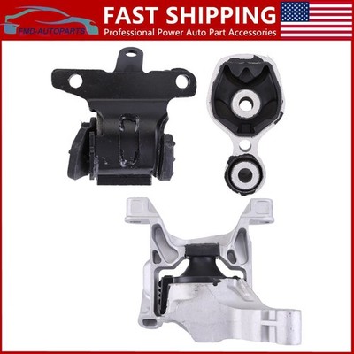 FOR 2014-2017 MAZDA 6 2.5L AUTO/14-16 CX-5 2.5L FWD MOTOR & TRANS MOUNT 3PCS KIT