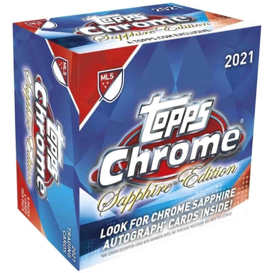 2021 Topps Major League Soccer (MLS) Chrome Sapphire Edition sealed 21TOSMLSC-SE