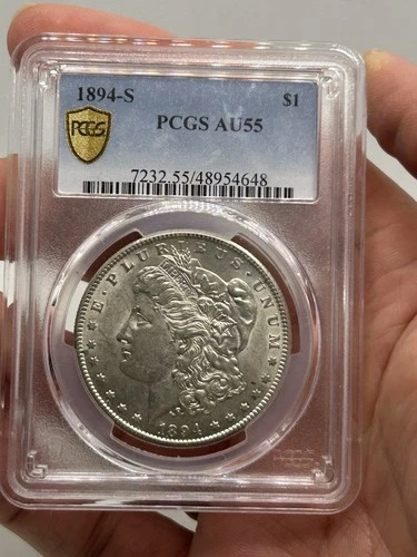 1894 S Morgan Silver Dollar PCGS AU-55! Better Date! Nice Eye Appeal***