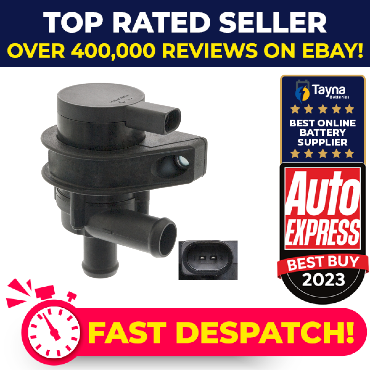 Water Pump for Parking Heater 100931 Febi Auxiliary Additional 1K0965561G New