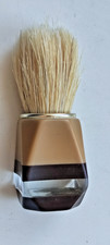 Antique shaving brush with a handle in the color of milk and dark chocolate 34t