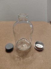 50ml Vials with rubber stopper and cap 12 count