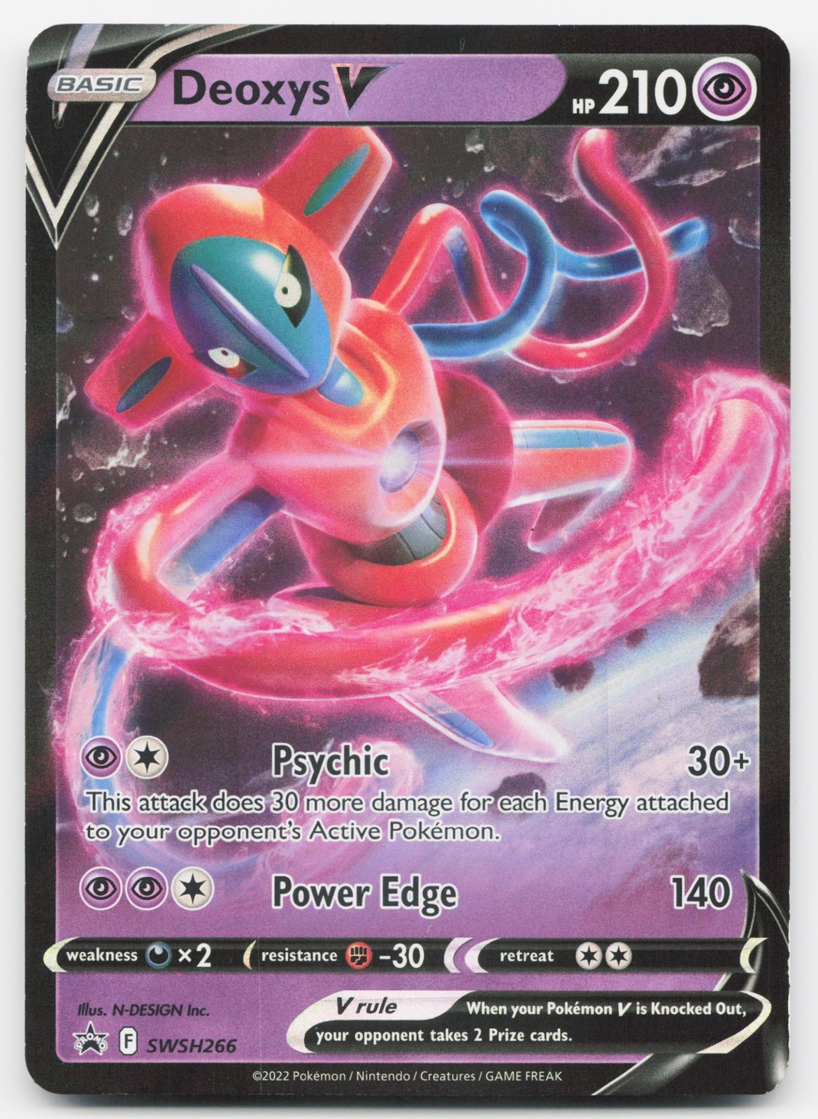 Deoxys V Holofoil [SWSD - SWSH266] Promo Pokemon TCG