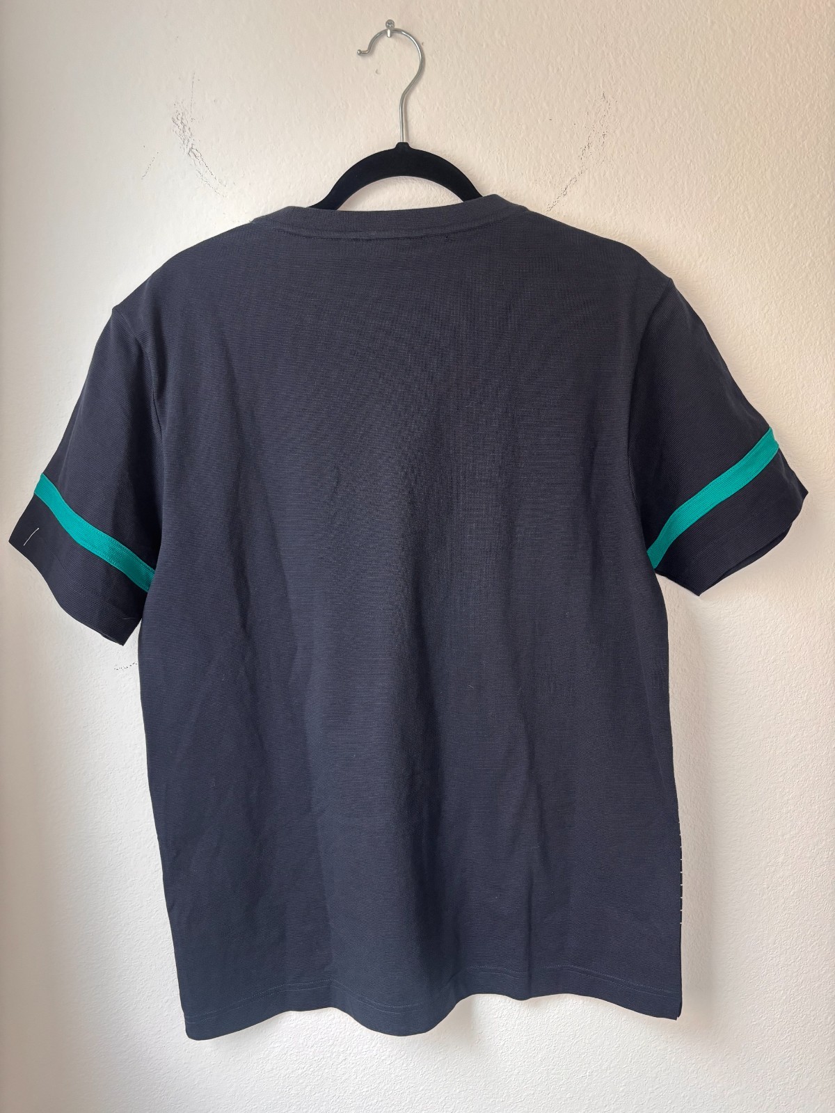 Lacoste Andy Roddick 2012 Rare Striped Jersey Tennis Shirt Size 4 Mens thumbnail 4