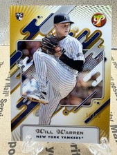 Will Warren 2025 Topps #169 Pristine Gold Refractor Parallel RC /50