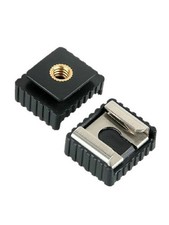 1PCS Camera Metal Hot Shoe Mount Adapter 1/4 quot Screw Thread NEW