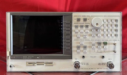 Agilent/Keysight 8753D 006, 1D5, 010, RF Network Analyzer, 3410A08761 - Bild 3 von 6
