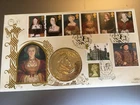 GB STAMPS BENHAM FAUX COIN / MEDALLION FIRST DAY COVER ANNE OF CLEVES