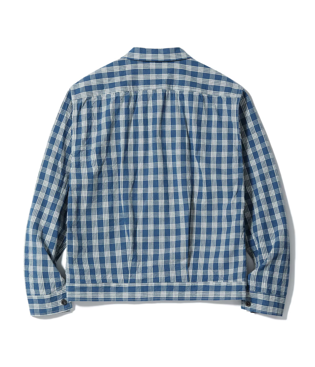 SUN SURF Lot No. US15901 UNION SUPPLY PALAKA CHECK SHIRT BLOUSE