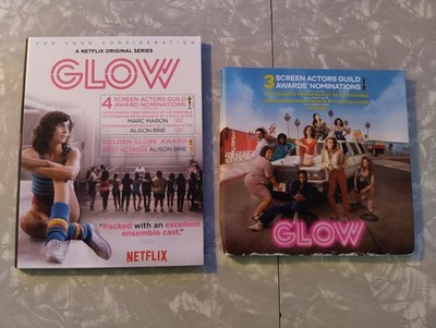 GLOW Seasons 1 & 2 DVD FYC Screener Promo Netflix Series SAG Awards Complete TV