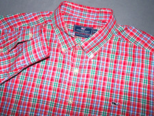 Vineyard Vines Long Sleeved Plaid Slim Fit Button Up Whale Shirt Men's XXL