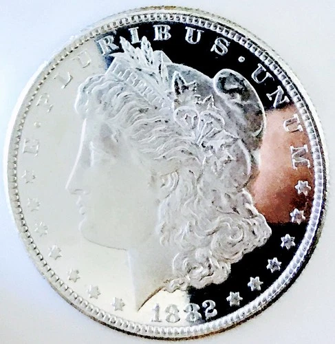 1882 CC MORGAN! CREAM PUFF CAMEO DMPL! MOST EPIC CAMEO UDM UDM MS+++++ NR #64595