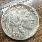 1937-S Buffalo Nickels Actual Nickel Free Shipping