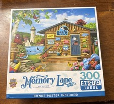 Masterpieces Memory Lane 300 EZ Grip Piece Puzzle Cap N Orca s Complete Exc