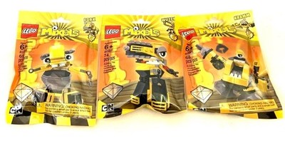 NEW Lego Mixels 41545 41546 41547 Series 6 KRAMM FORX WUZZO WELDOS MAX Yellow
