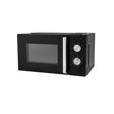George Home Microwave 17L 700W Manual Retro Diamond Defrost Kitchen